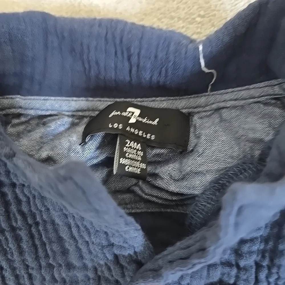 7 For All Mankind Jeans And Shirt Set Boys Jeans 12 M Shirt 24M  Casual Stretchy